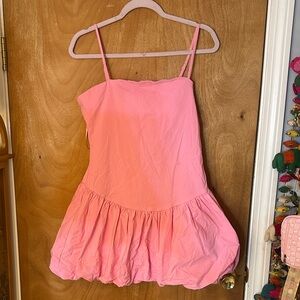 Love Tree Pink Spaghetti-Strap Mini Dress